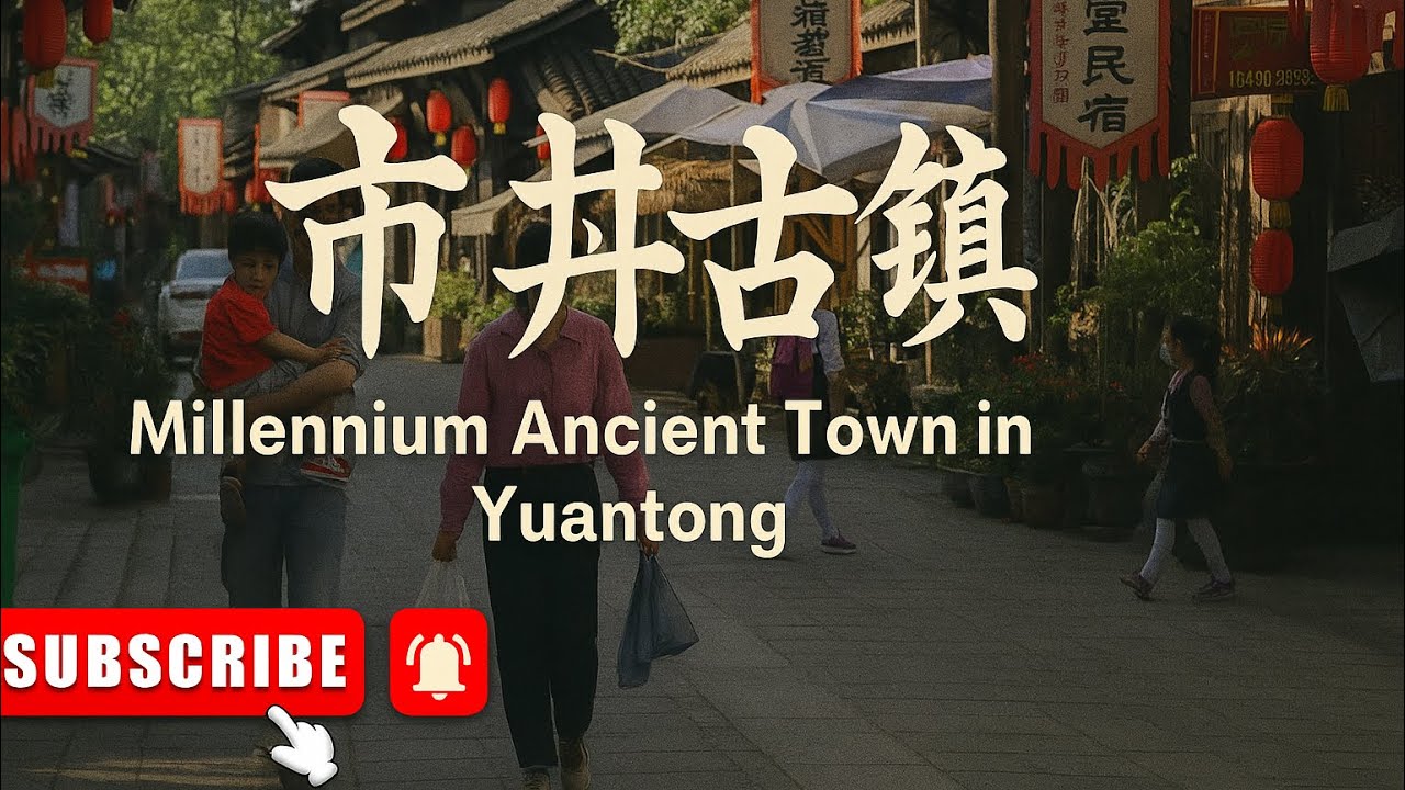 Millennium Ancient Town丨四川西部の古い街並み丨人間煙火，最抚凡心丨從早市到夜晚，這裡藏著成都人的慢生活丨川西古街丨老街丨煙火氣丨成都近郊