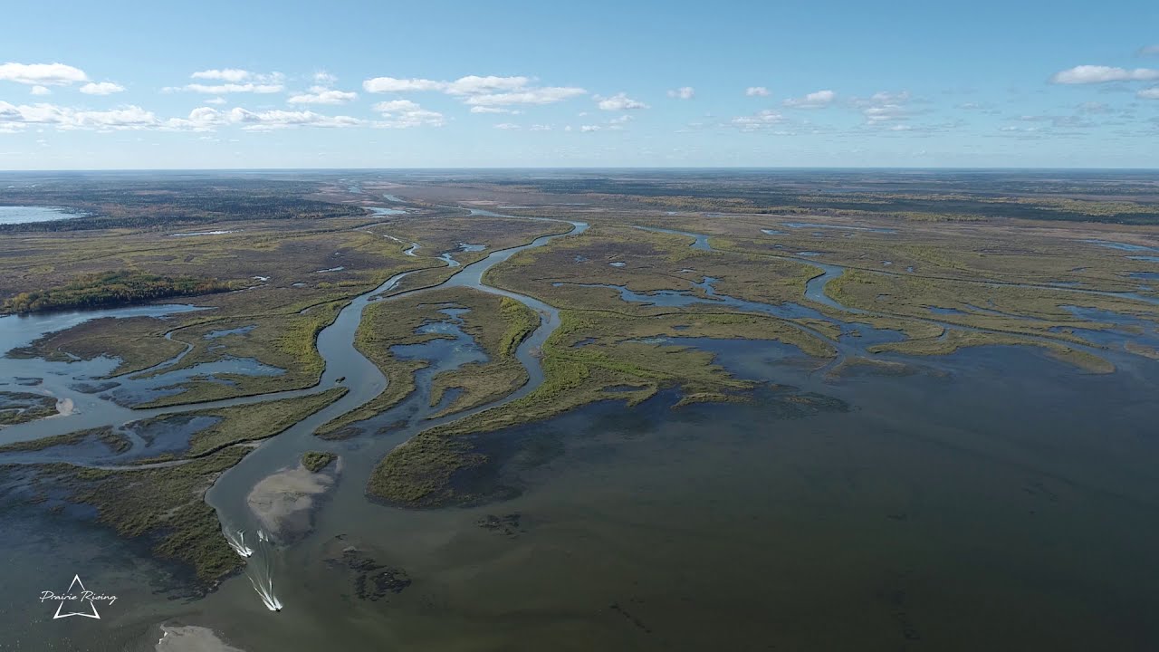 A Bird's Eye View of The Saskatchewan River Delta