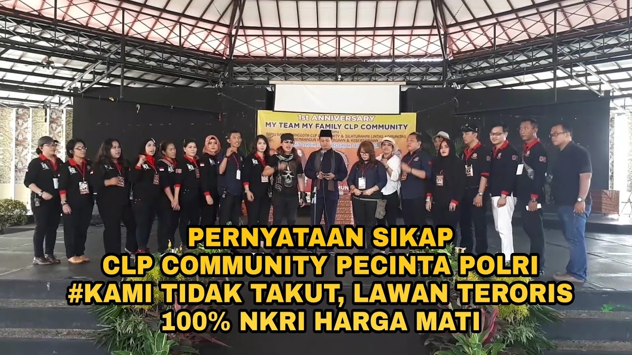 Pernyataan Sikap  CLP Community Pecinta Polri 