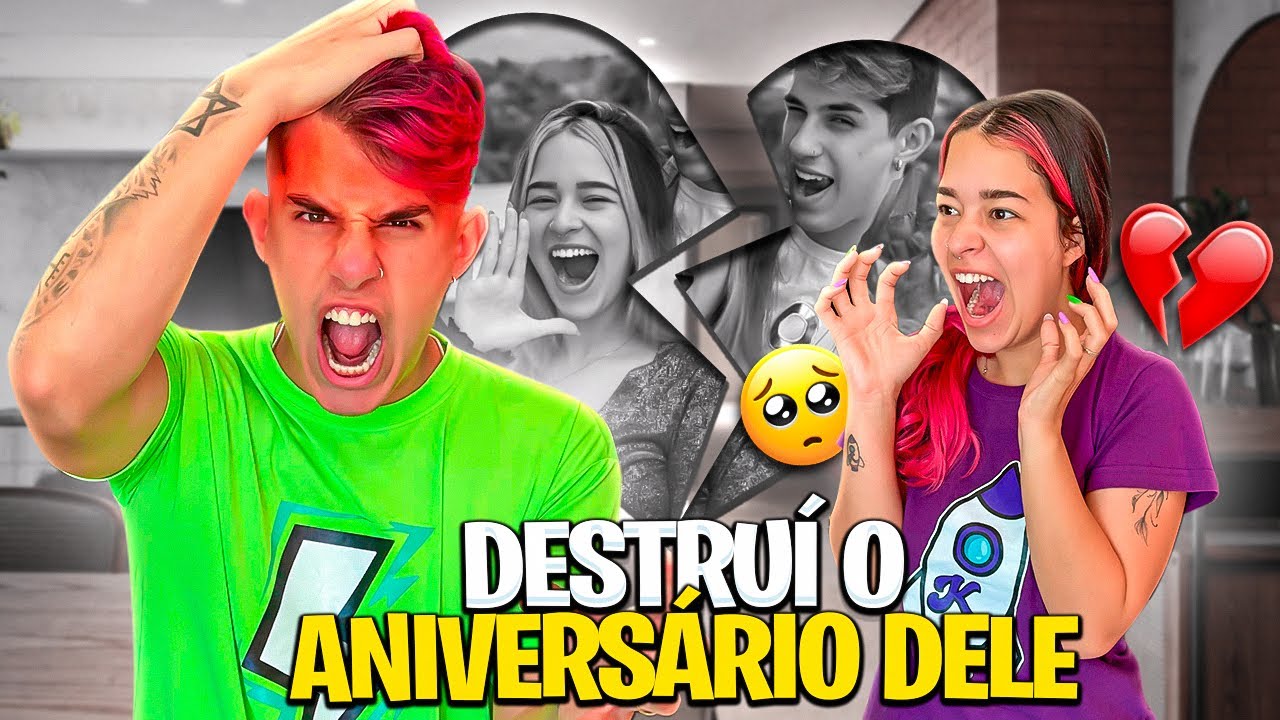 ESTRAGUEI A FESTA SURPRESA DO VOID *ele ficou bravo