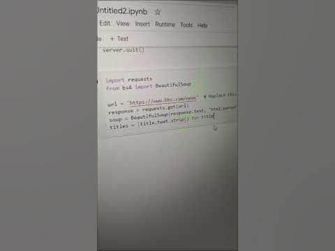 Web scrapping news headlines using python with just few lines of code ...