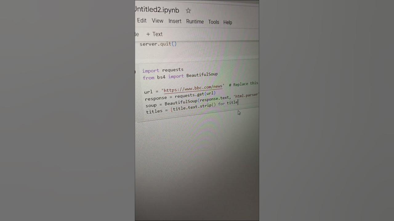 Web scrapping news headlines using python with just few lines of code ...