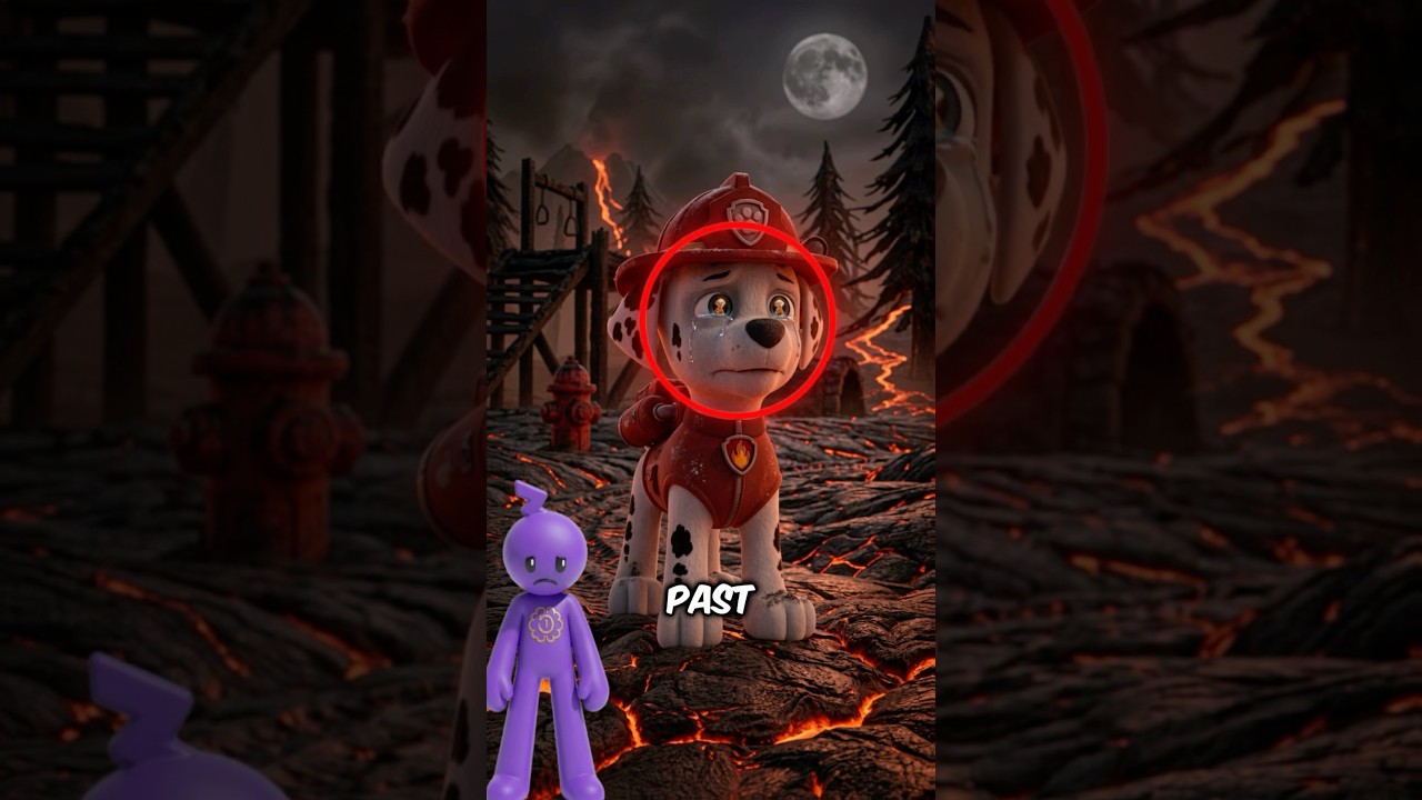 Marshall’s heartbreaking past is just revealed in the new PAW Patrol movie!😳 #shorts