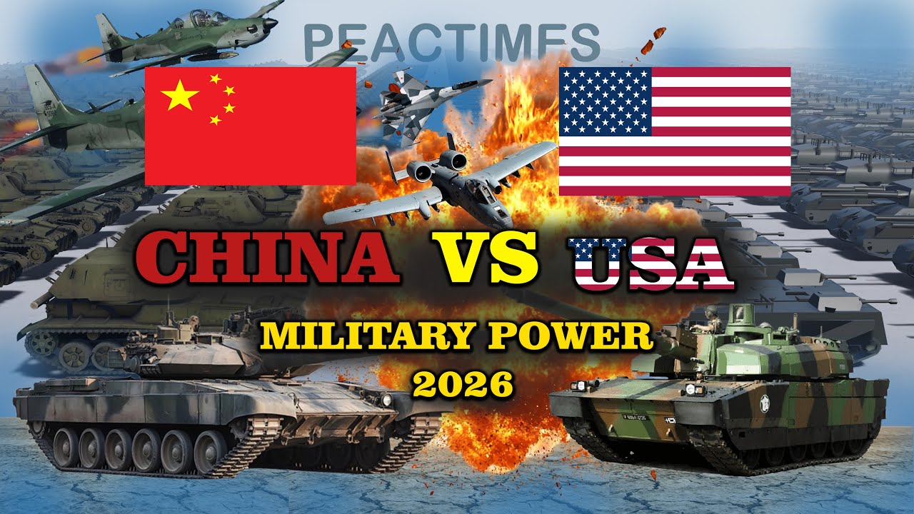 CHINA VS USA Military Power Comparison 2026 - YouTube