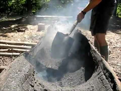 1. Crafting with Fire - The Dugout Canoe Project 1 of 2 ...