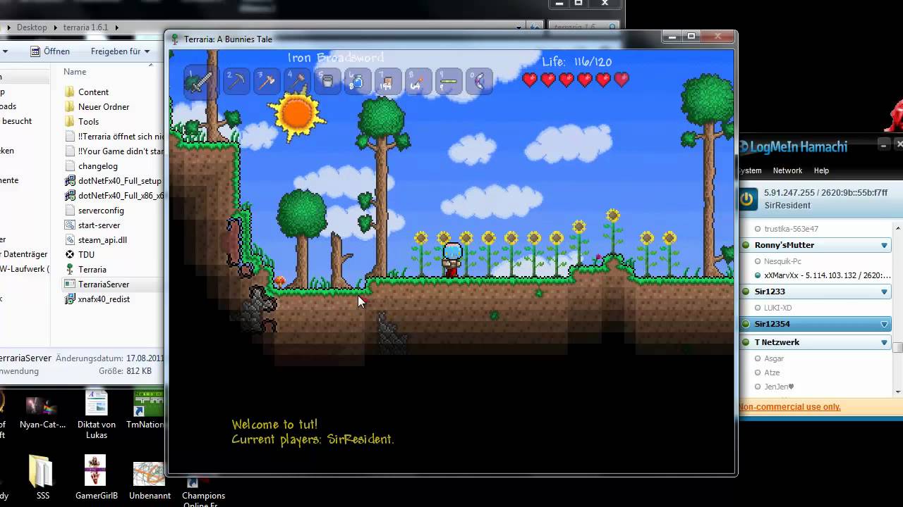 Terraria Hamachi Server erstellen[TuT][Ger] - YouTube