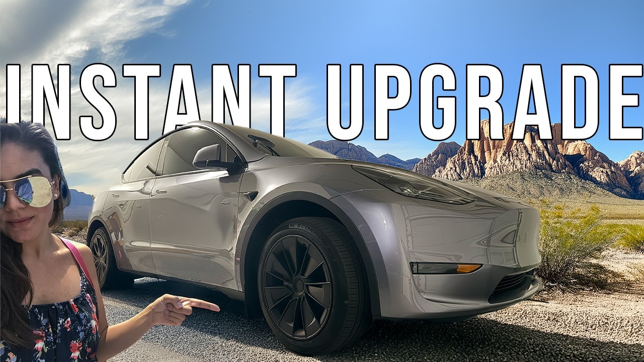 The ALL-NEW 2025 Tesla Model Y Wheel Cover Upgrade - YouTube