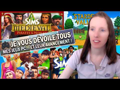🎮 Je vous dévoile tous mes jeux PC… et leur avancement !