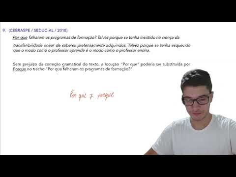 A locução “Por que” poderia ser substituída por Porque no trecho “Por que falharam os programas