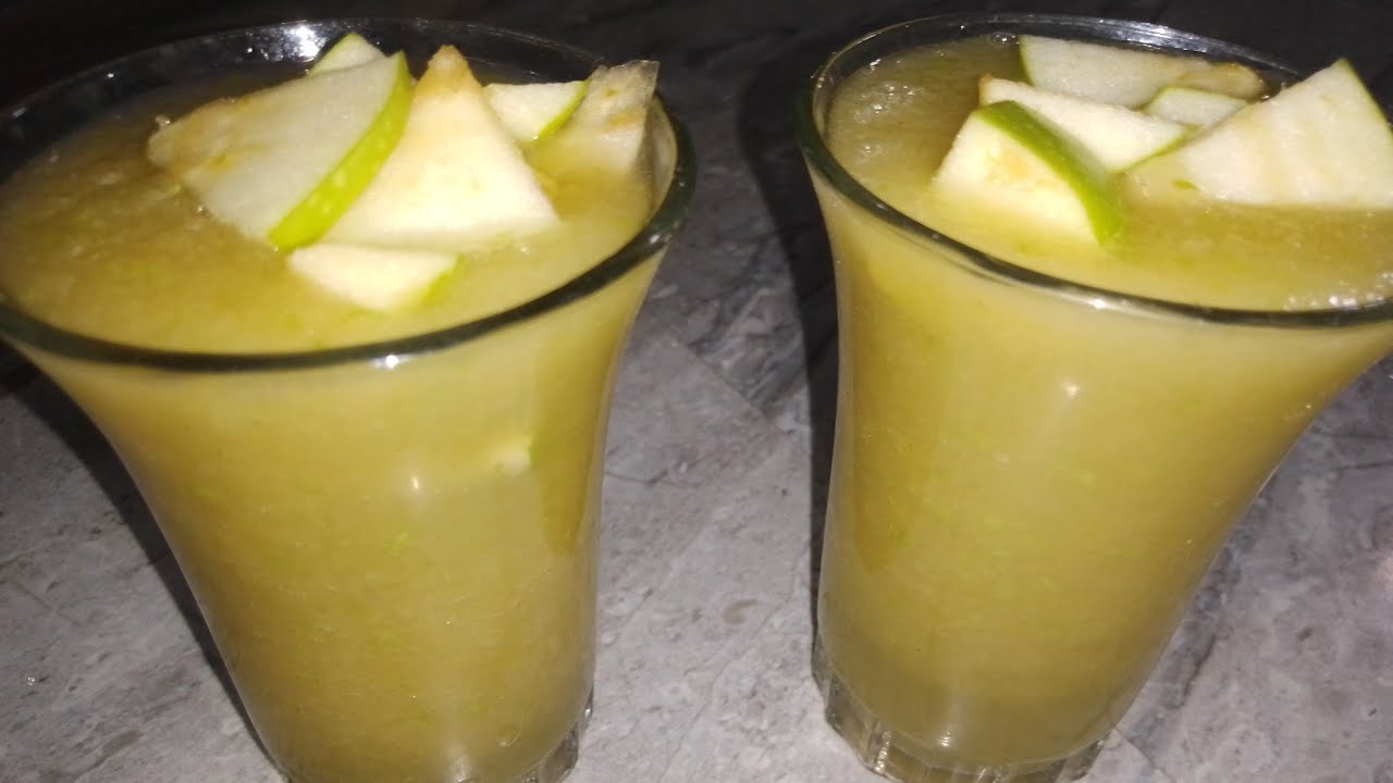 Green apple Juice|Refreshing summer drink 