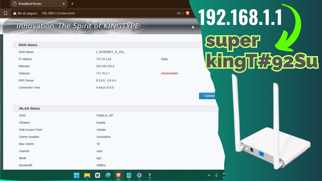 ONT KingType: Cómo Entrar y Ajustar tu Red Fácil 2025 - YouTube