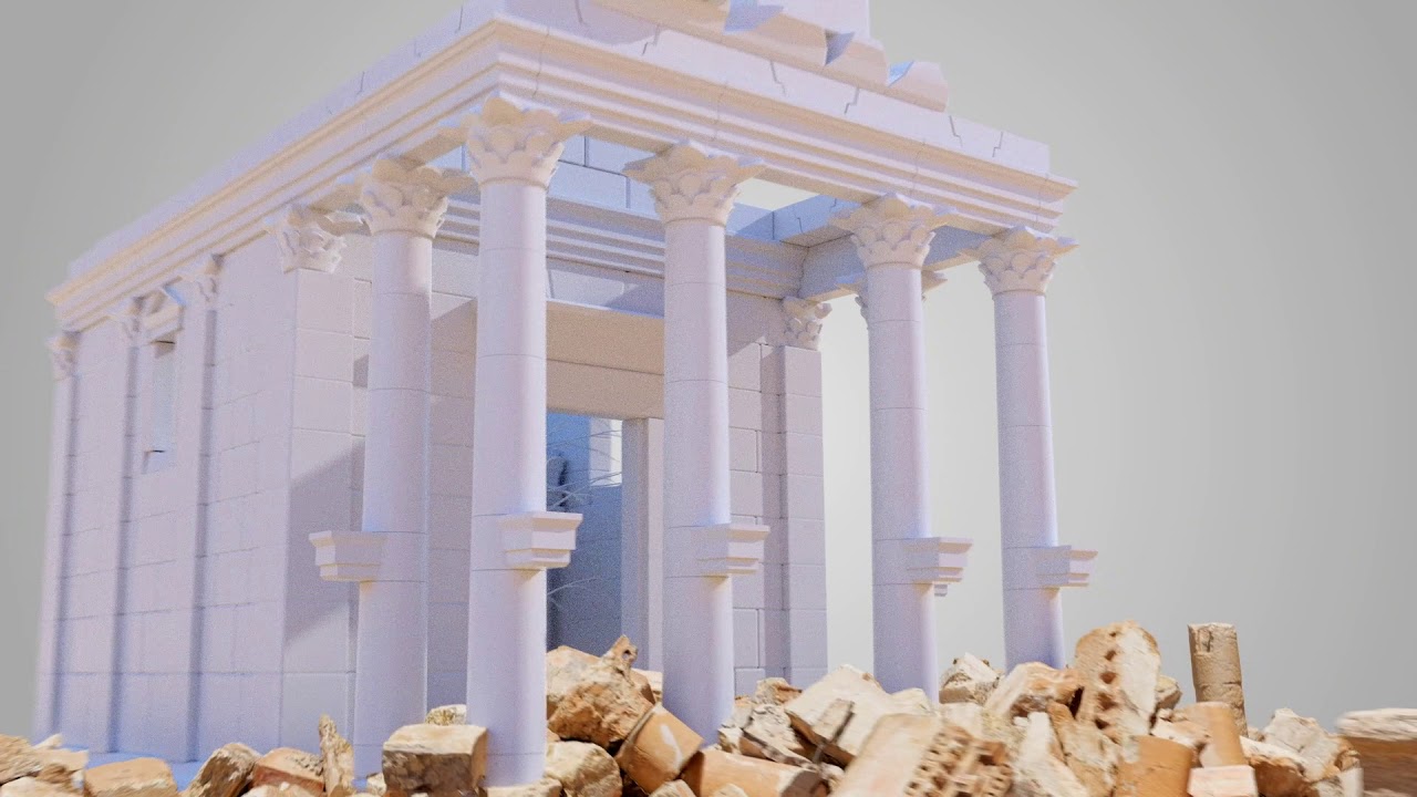 Présentation du projet Collart-Palmyre: modélisation 3D du sanctuaire de Baalshamîn (Syrie)