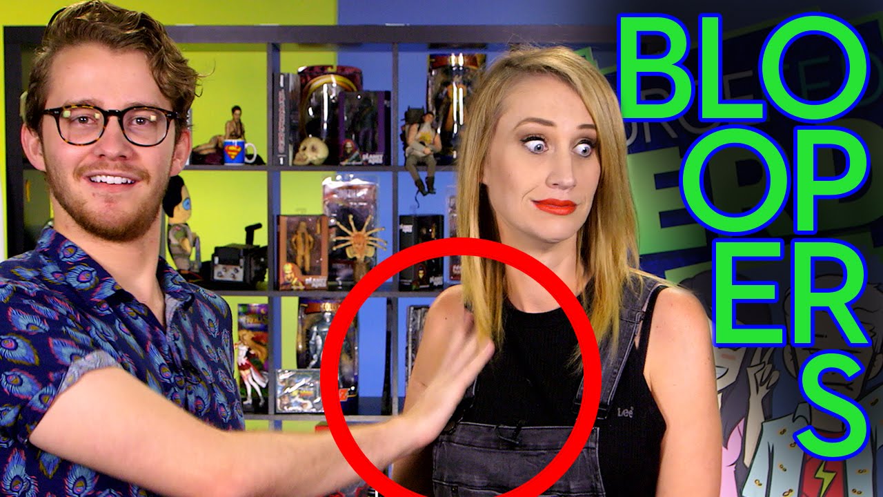 Sam Finally Makes A Move On Maude - It's Bloopers!