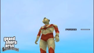 Ultraman cosmos Keliling Kota - Gta Mod