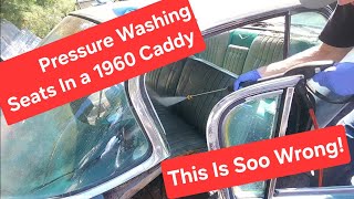 #4. 1960 Caddy! Abandoned in 1984 First Wash inside and out! 1960 Cadillac sitting since 1984! 