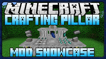 Minecraft: "Crafting Pillar Mod" Showcase | 3D Crafting, Smelting, & Display