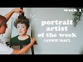 Taking Part in Portrait Artist of the Week (Week 1 - Annie Mac) | CLASSYBURD