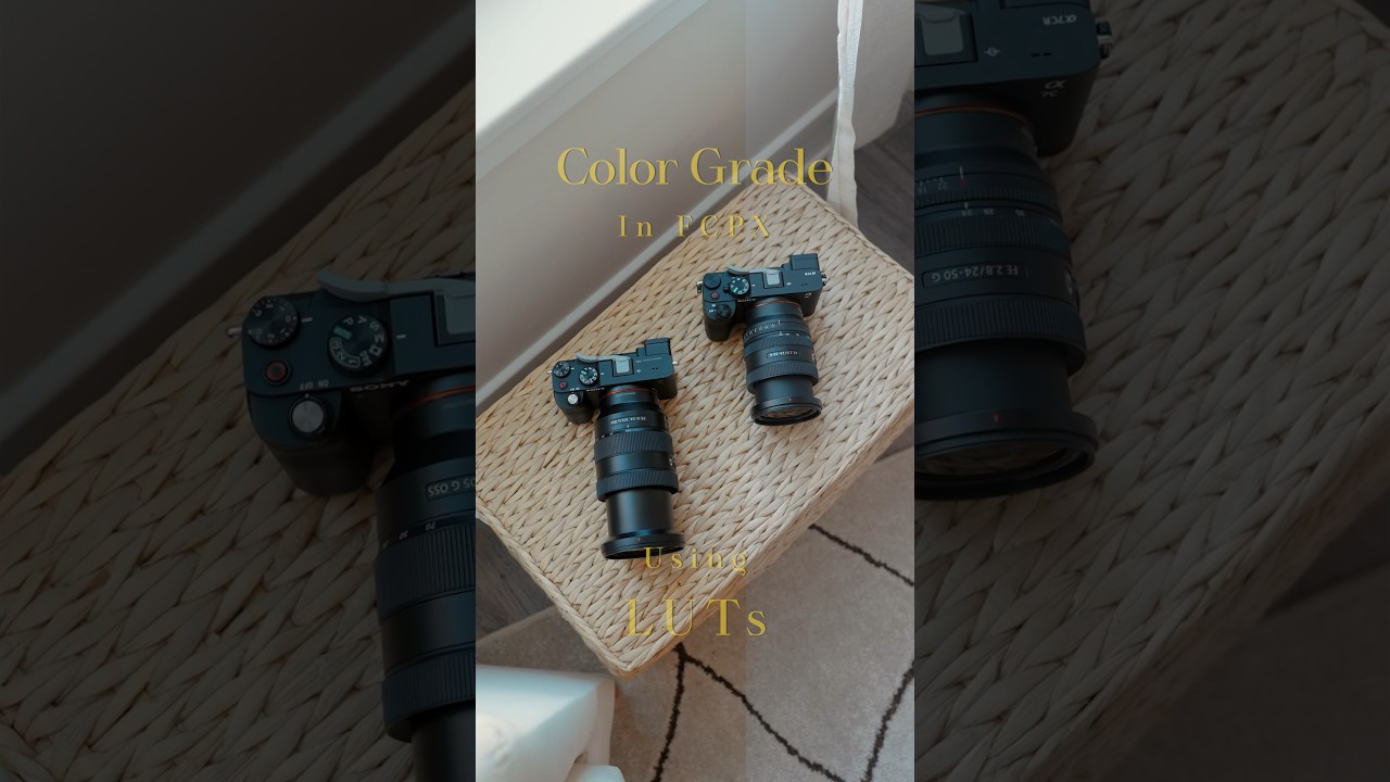 How to use LUTs in Final Cut Pro 🎨 🎥