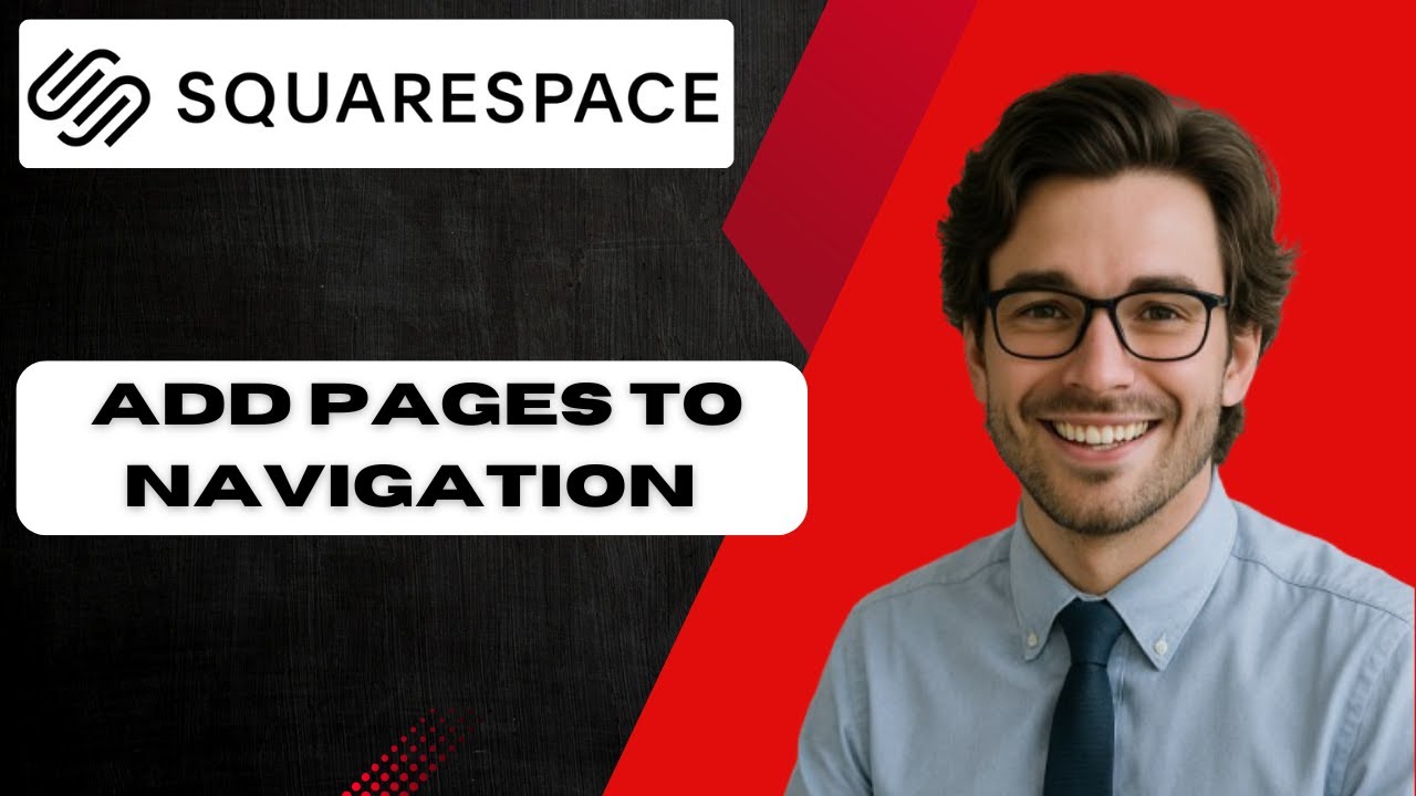 How to add pages to navigation Squarespace (full guide) - YouTube