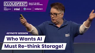 Whoever Wants AI Must Re-think Storage! RNT Rausch at CloudFest 2025