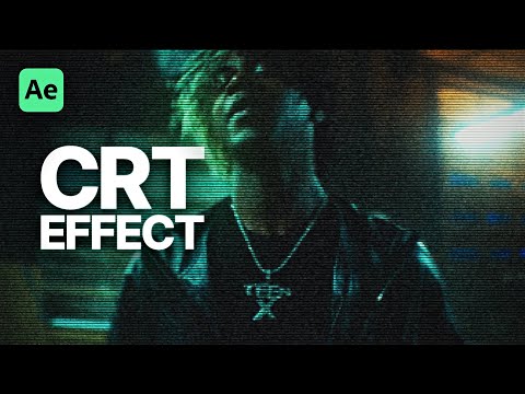 How to create CRT Effect in After Effects (Tutorial)