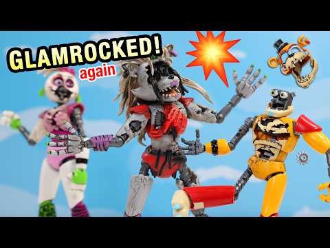 FNAF Glamrock Chica and Roxanne Wolf Endo Series Jazwares Part 2