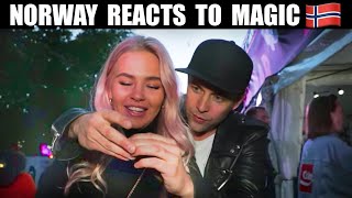 NORWAY  Reacts to MAGIC🇳🇴 -Julien Magic