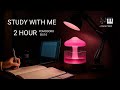 2 HOUR STUDY WITH ME | Calm Piano 🎹 , Rain Sounds 🌧️ | Pomodoro 50-10, study with goodi
