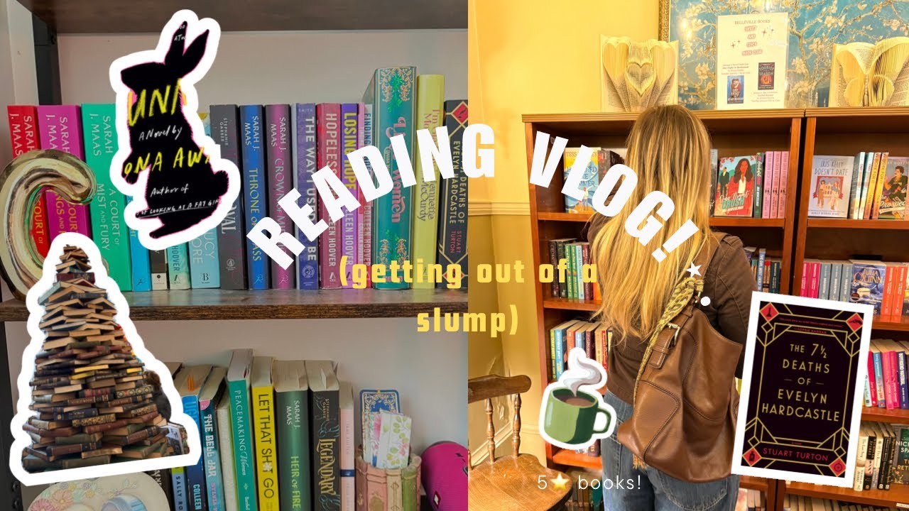 reading vlog! ⋆˚꩜｡| get out of a slump w me, ratings, thoughts & reviews!