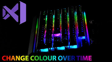 How to DISPLAY RGB LIGHT EFFECT | make rgb color effect  | C# Windows form