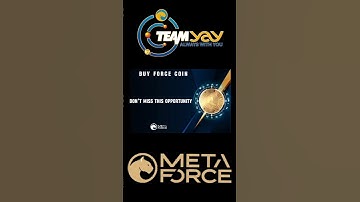Meta Force 3rd stage coming soon #metaforce #metaverse #uniteverse #forcecoin #nft #tactile #bitcoin
