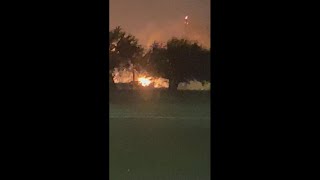 Viewer video of ExxonMobil fire