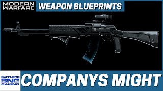 The Company`s Might AN-94 - Weapon Blueprint  - Call Of Duty Modern Warfare