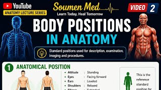 BODY POSITIONS IN ANATOMY #anatomy #medical #paramedical