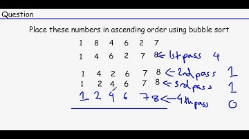 AQA (Edex OCR, MEI) Decision Mathematics -  Bubble Sort