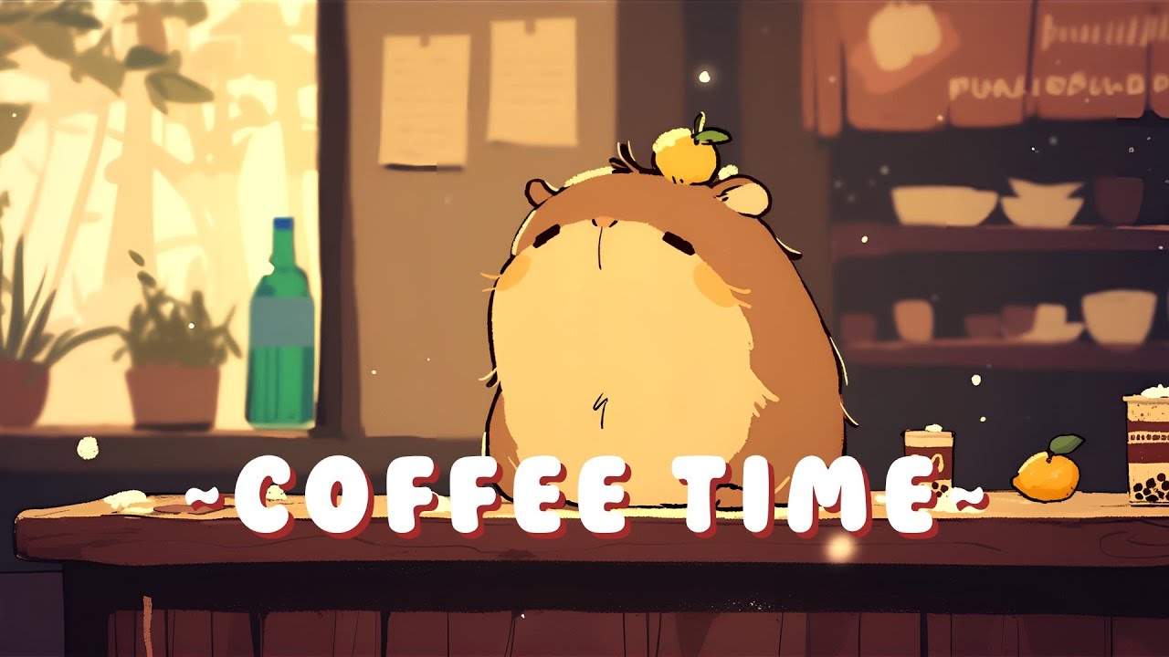 Capybara Beats & Lofi | Study & Chill Music Mix 🦫 ✨ 🌙