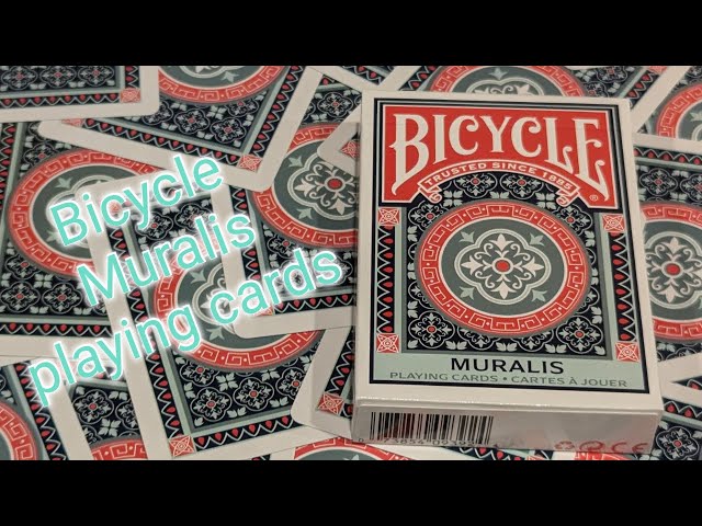 Baraja De Cartas Bicycle Muralis – Diseño Mediterráneo En Terracota Y Azul, Acabado Premium, Ideal Para Jugar Al Póker, Blackjack O Como Decoración