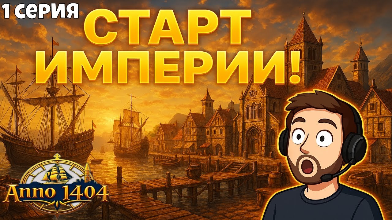 👉 «ANNO 1404 — Возвращение легенды! 🏰 Старт новой империи (Серия 1)»