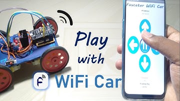 WiFi Car Using NodeMcu ESP8266 | Control the Car Using SmartPhone | Pradeep Raj | THE FAUCETER