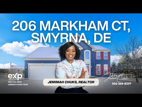 206 Markham Ct, Smyrna, DE home video tour