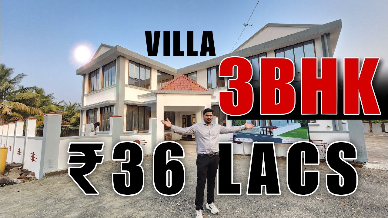 3 bhk villa in just 38Lakhs / Row House For Sale Close To Mumbai 
