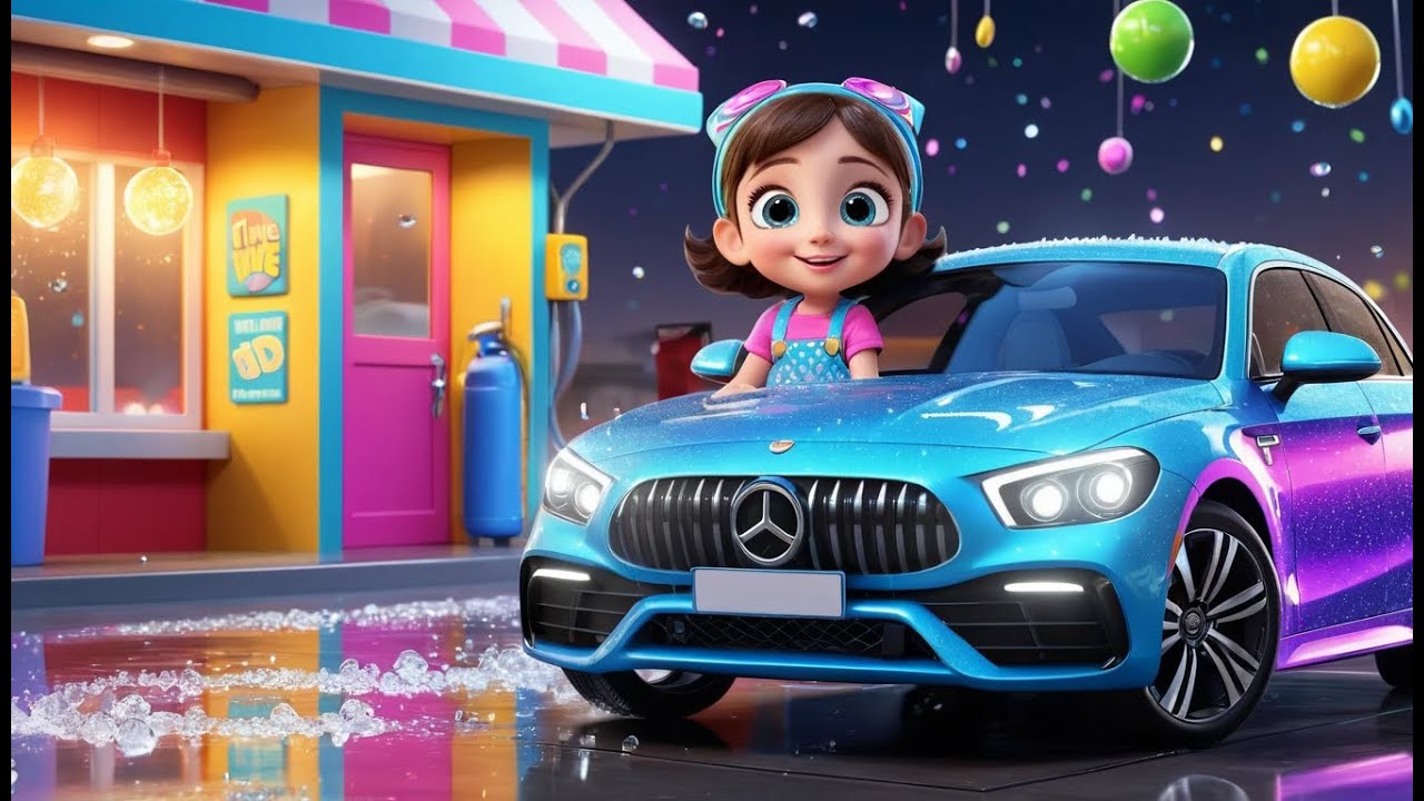 Car Wash Splash! | Soapy Vehicle Song for Kids | Scrub-a-Dub Car Rhyme