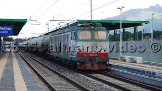 [HD - Treni Merci] E633.228 + 15 Carri Cisterna Lotras / Vari in transito a Palermo Roccella