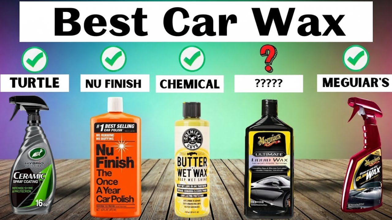 Top 5 Best Car Waxes of 2026 (I Tested Them All!) - YouTube