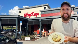 Eating at Glory Days Restaurant in Lecanto, FL | Bourbon Butter Cake Dessert