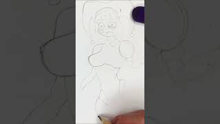 Please Draw a Pomni Woman | AMAZING DIGITAL CIRCUS | #pomni #amazingdigitalcircus #howtodraw #shorts