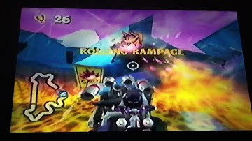 Crash Tag Team Racing Score: Tire and Ice 42 Kills on Rolling Thunder ( Nina )