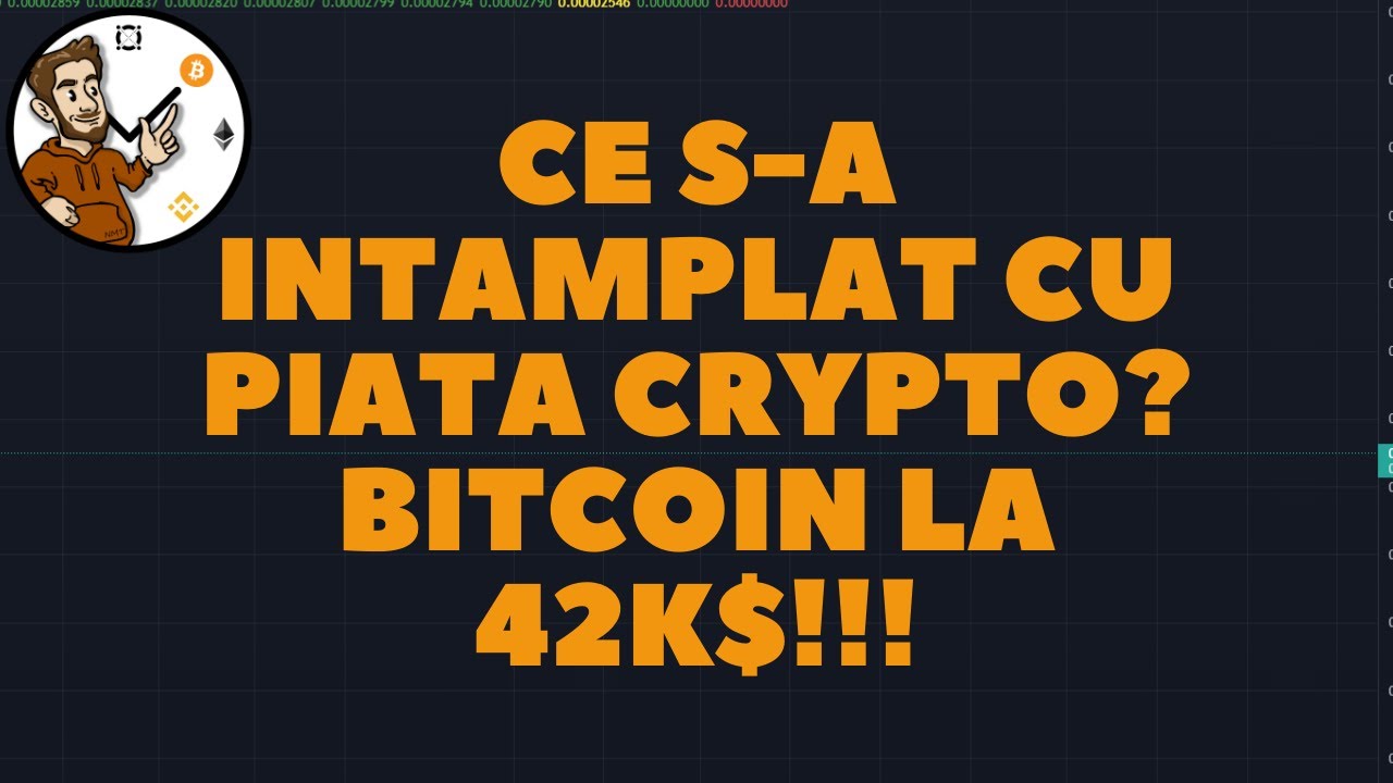Ce sa intamplat cu piata crypto? Bitcoin la 42.000!! YouTube