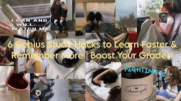 6 Genius Study Hacks to Learn Faster & Remember More 🎓| Boost Your Grades!