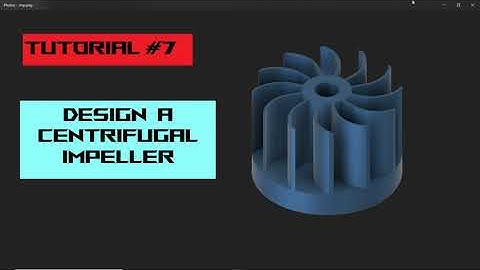 #fusiom360 #3dmodelling #Tutorials How to design a centrifugal impeller.